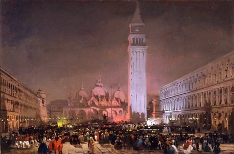 Piazza San Marco di notte
